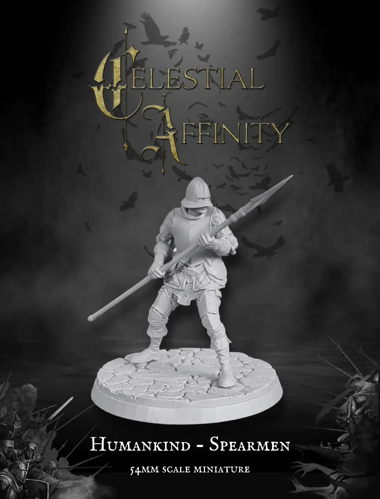 Celestial Affinity: Humankind Spearmen Warrior