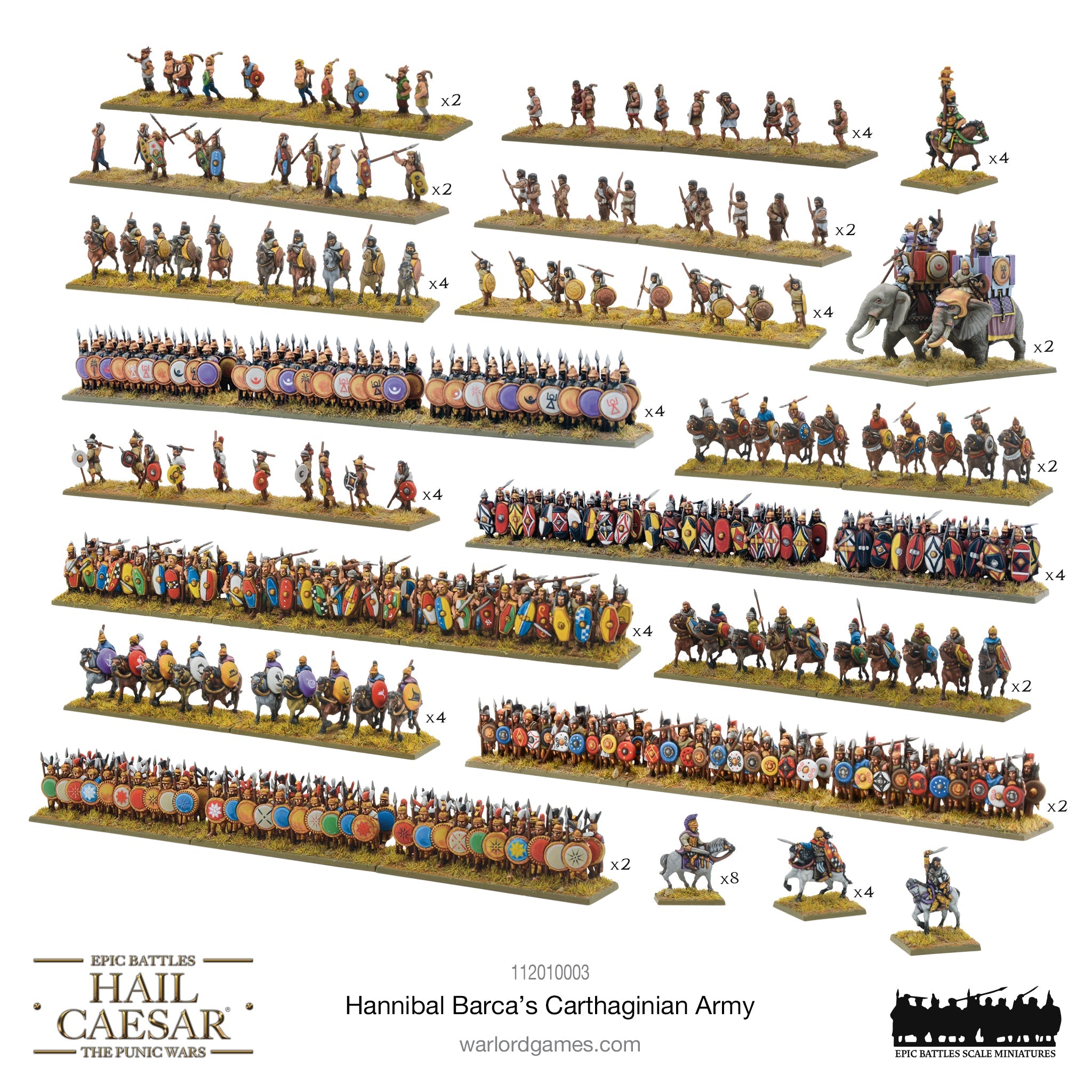 Epic Hail Caesar - Hannibal Barca's Carthaginian Army