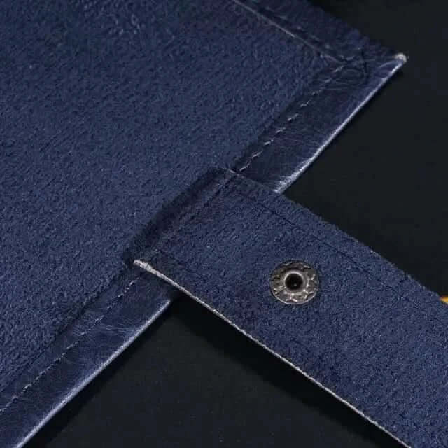 Scroll of Holding (Blue) | Vegan Leather Dice Mat - The Ork Forge