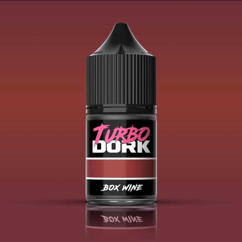 Turbo Dork: Box Wine Metallic Acrylic Paint 22ml Bottle - The Ork Forge