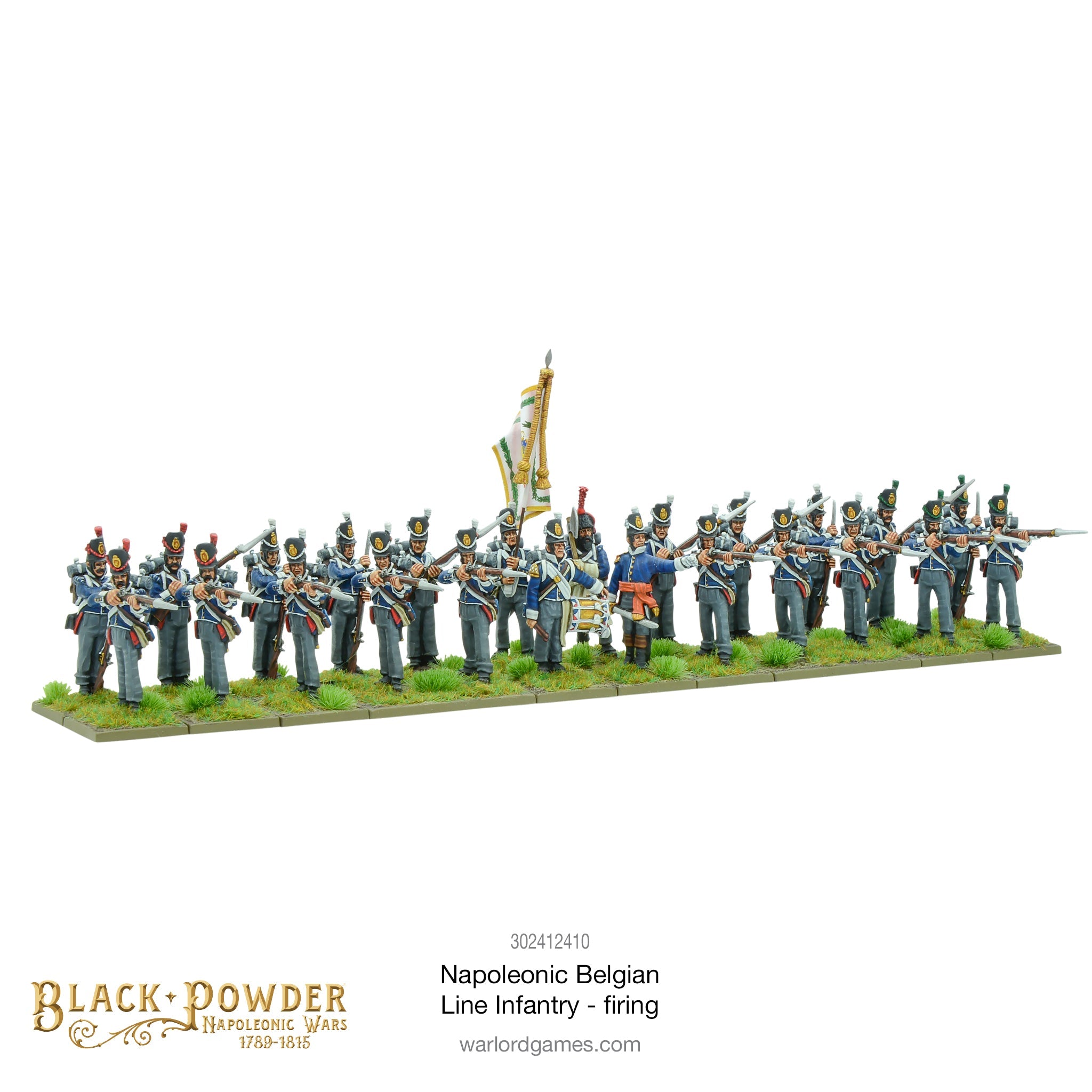 Black Powder - Belgian Line Infantry (Firing)