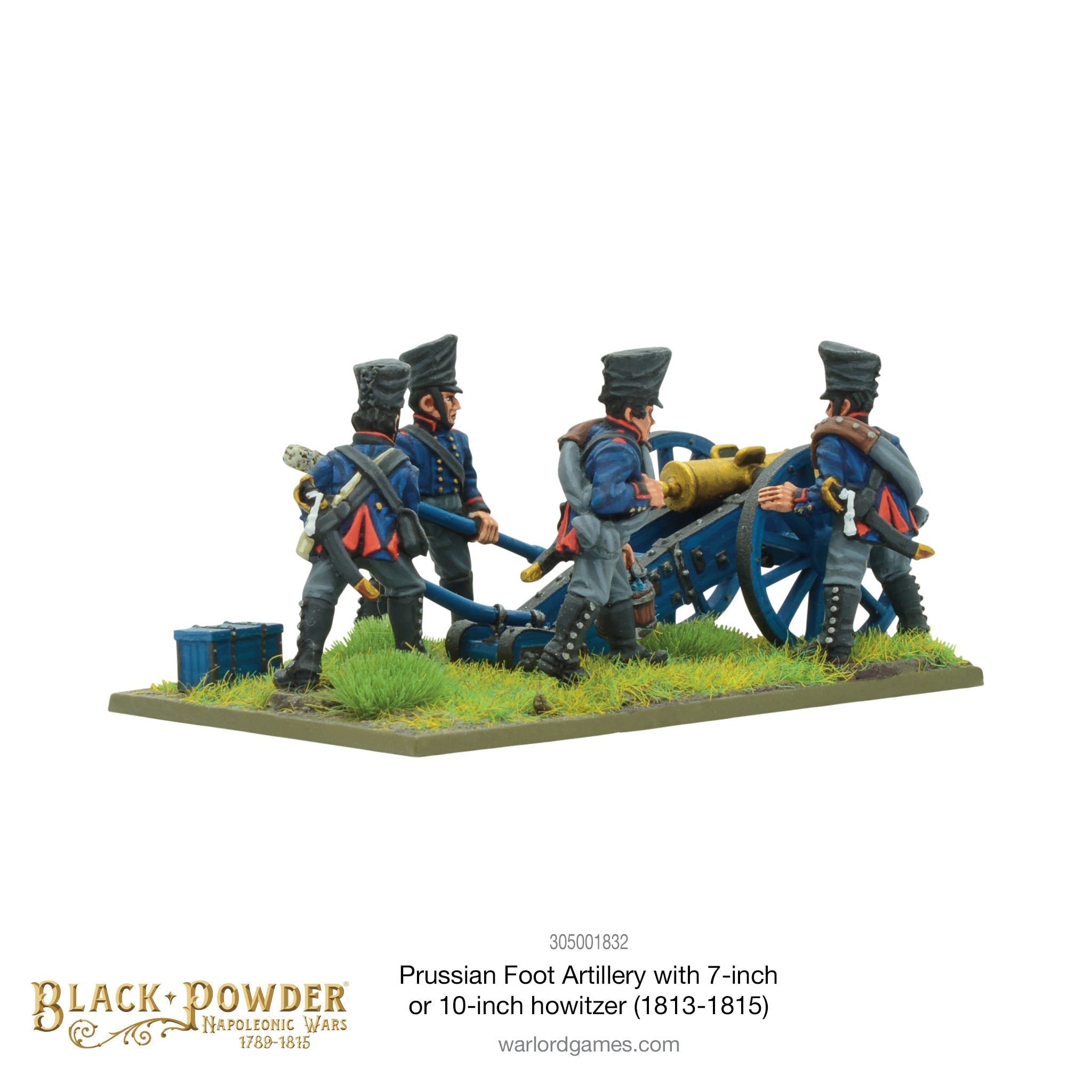 Black Powder - Prussian Foot Artillery with 7" /10" howitzer (1813-1815)