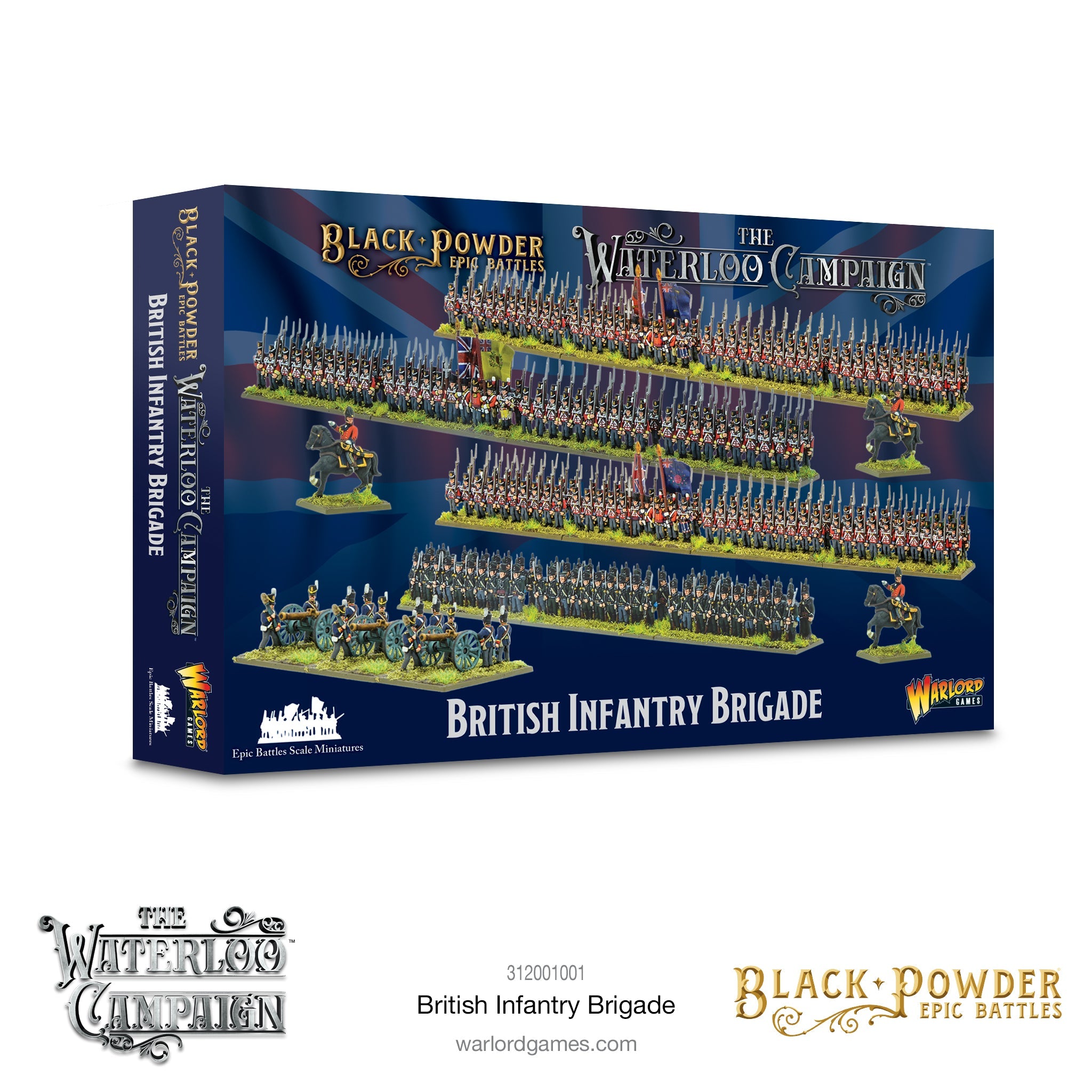 Epic Black Powder - Waterloo British Infantry Brigade