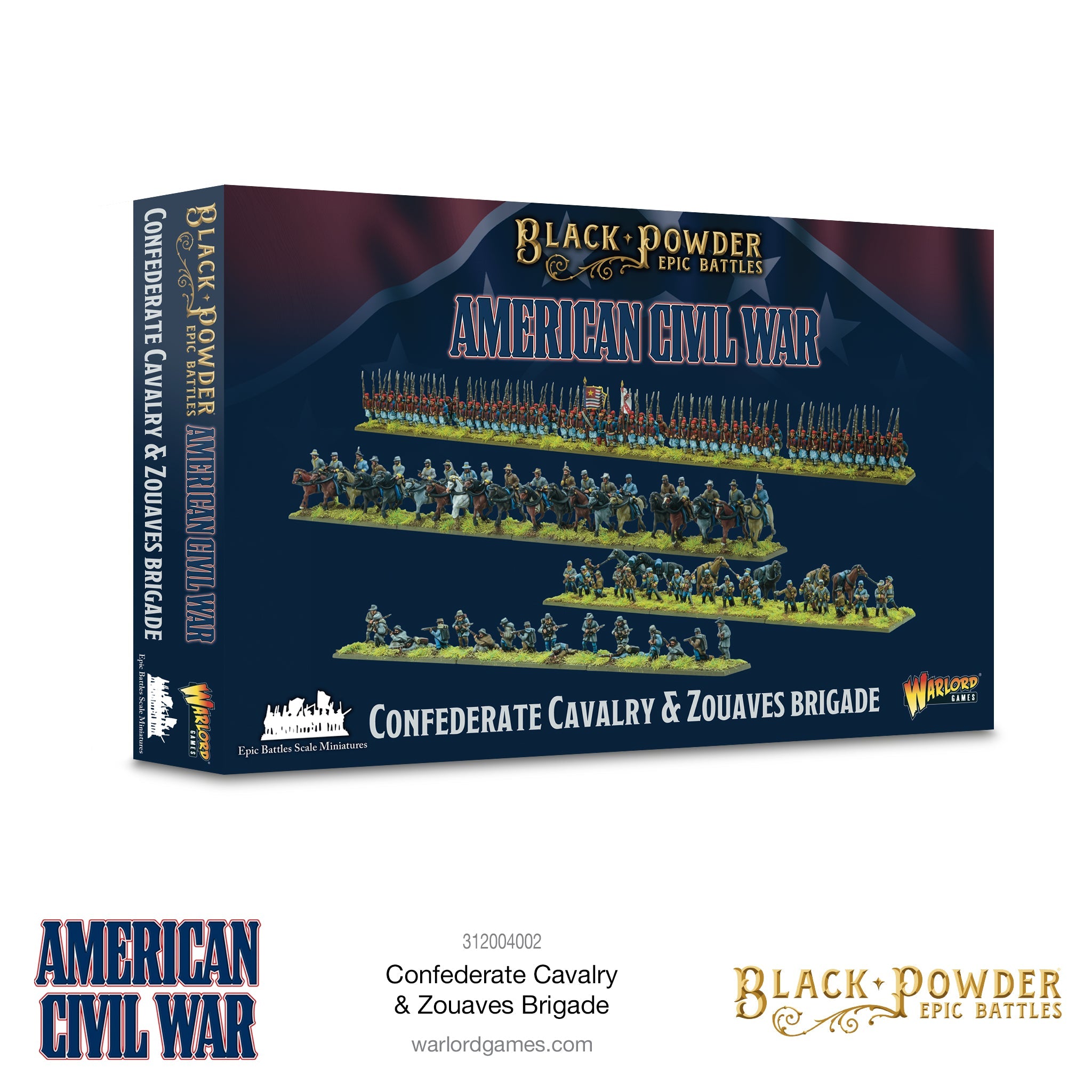 Epic Black Powder - ACW Confederate Cavalry & Zouaves Brigade