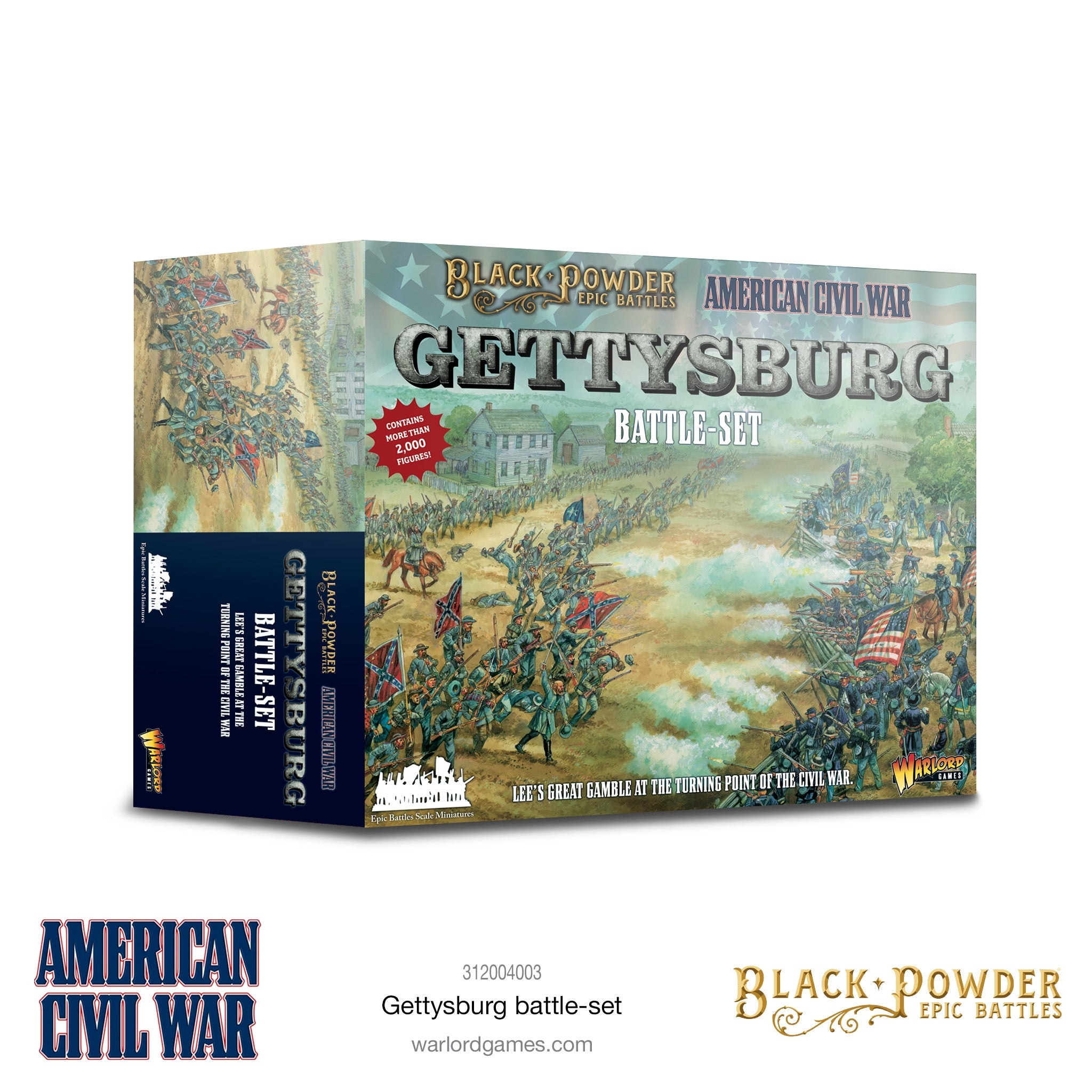 Epic Black Powder American Civil War - Gettysburg Battle-Set