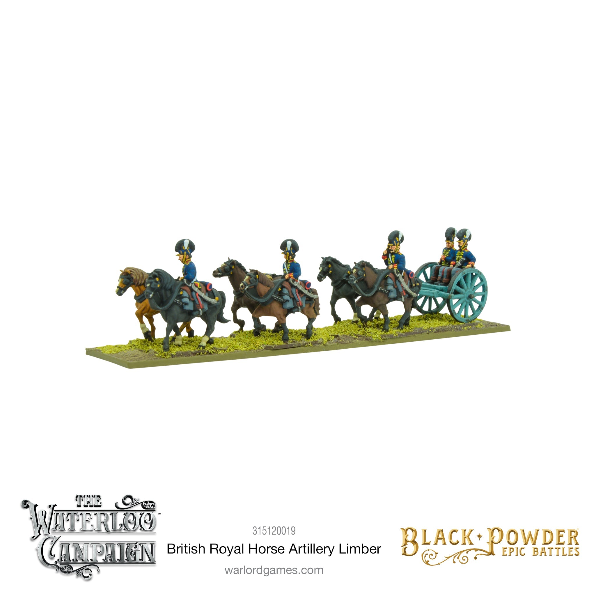 Epic Black Powder - Waterloo British Royal Horse Artillery Limber