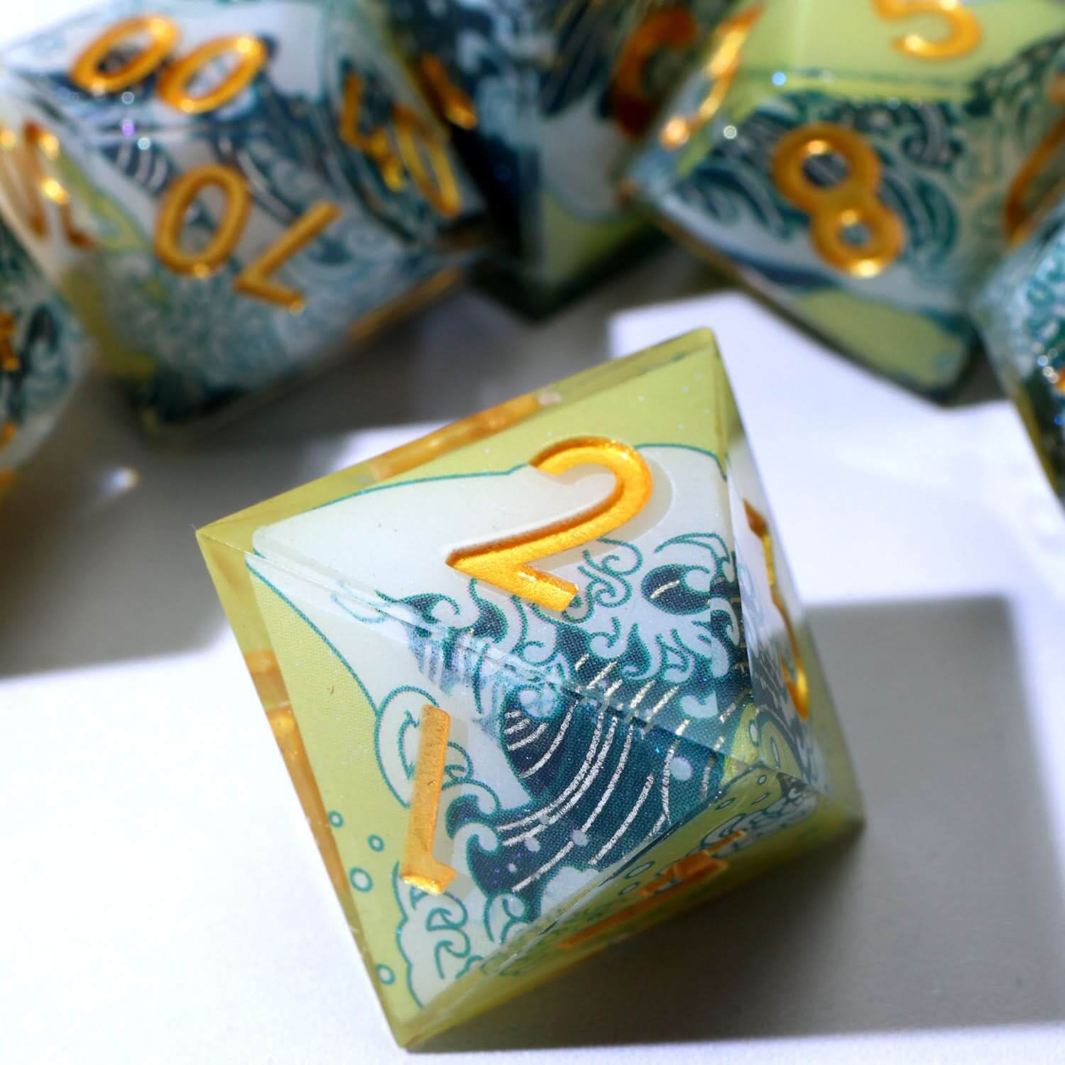 Dawnbreaker | Art Core Dice | 7 Piece Set - The Ork Forge