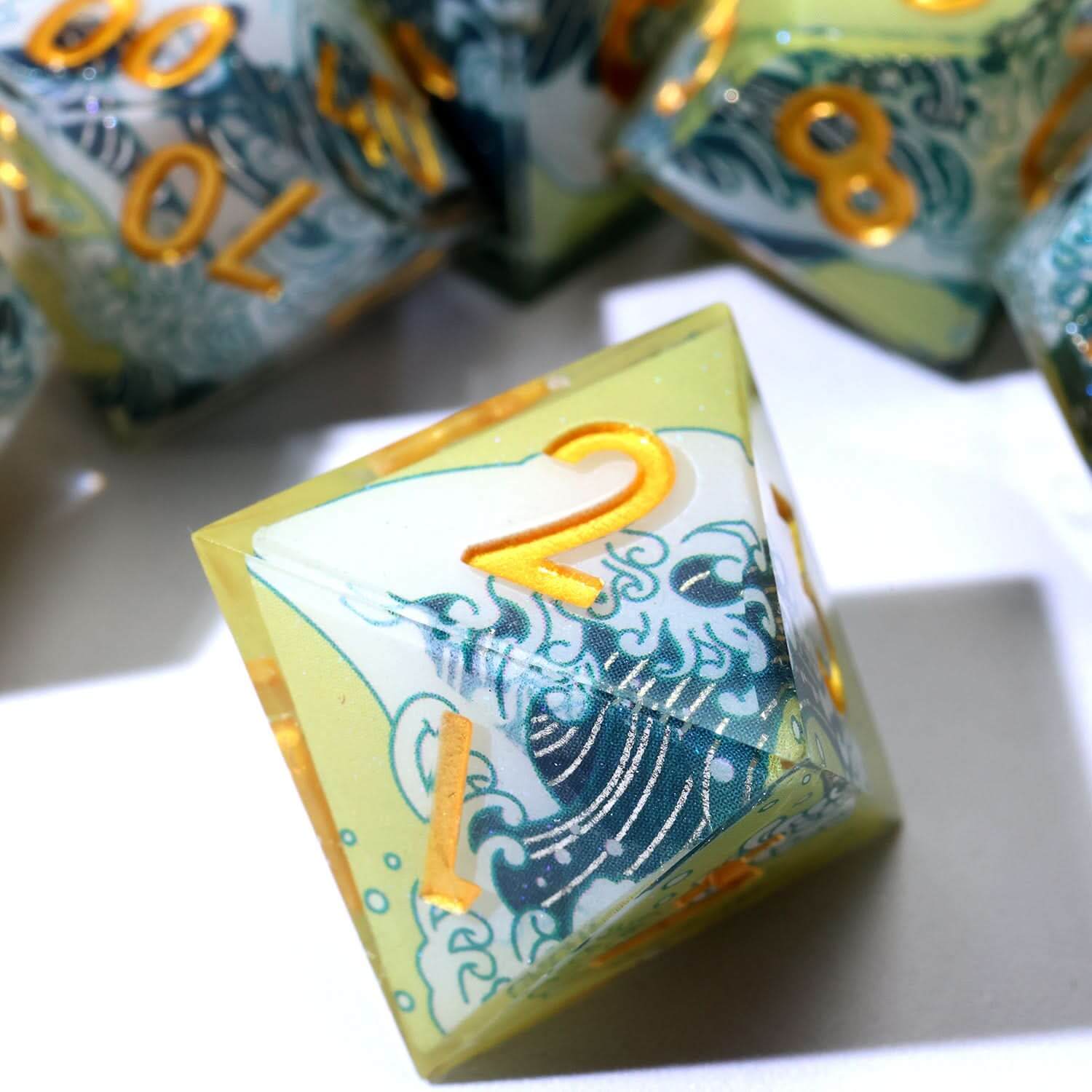 Dawnbreaker | Art Core Dice | 7 Piece Set - The Ork Forge