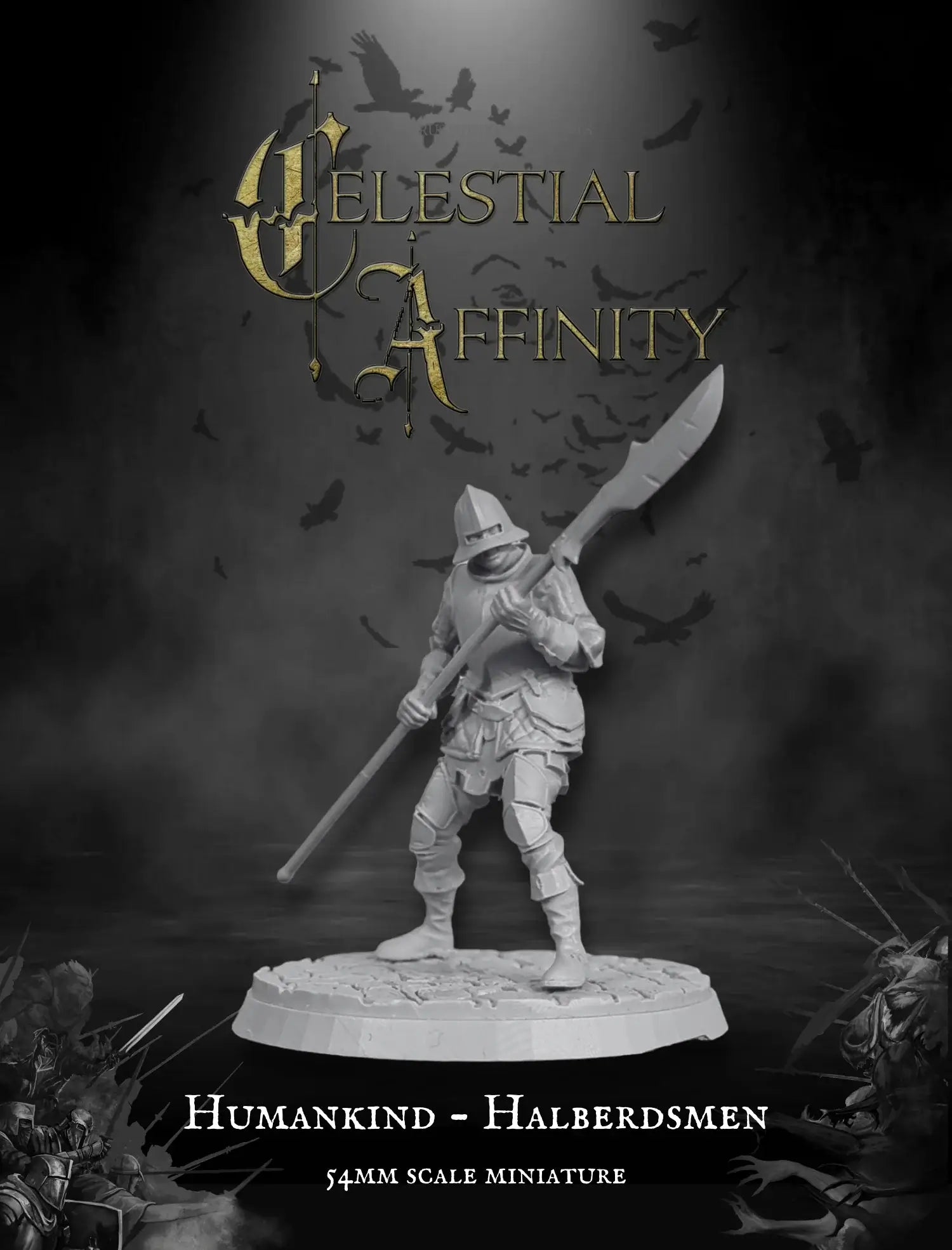 Celestial Affinity: Humankind Halberd Warrior