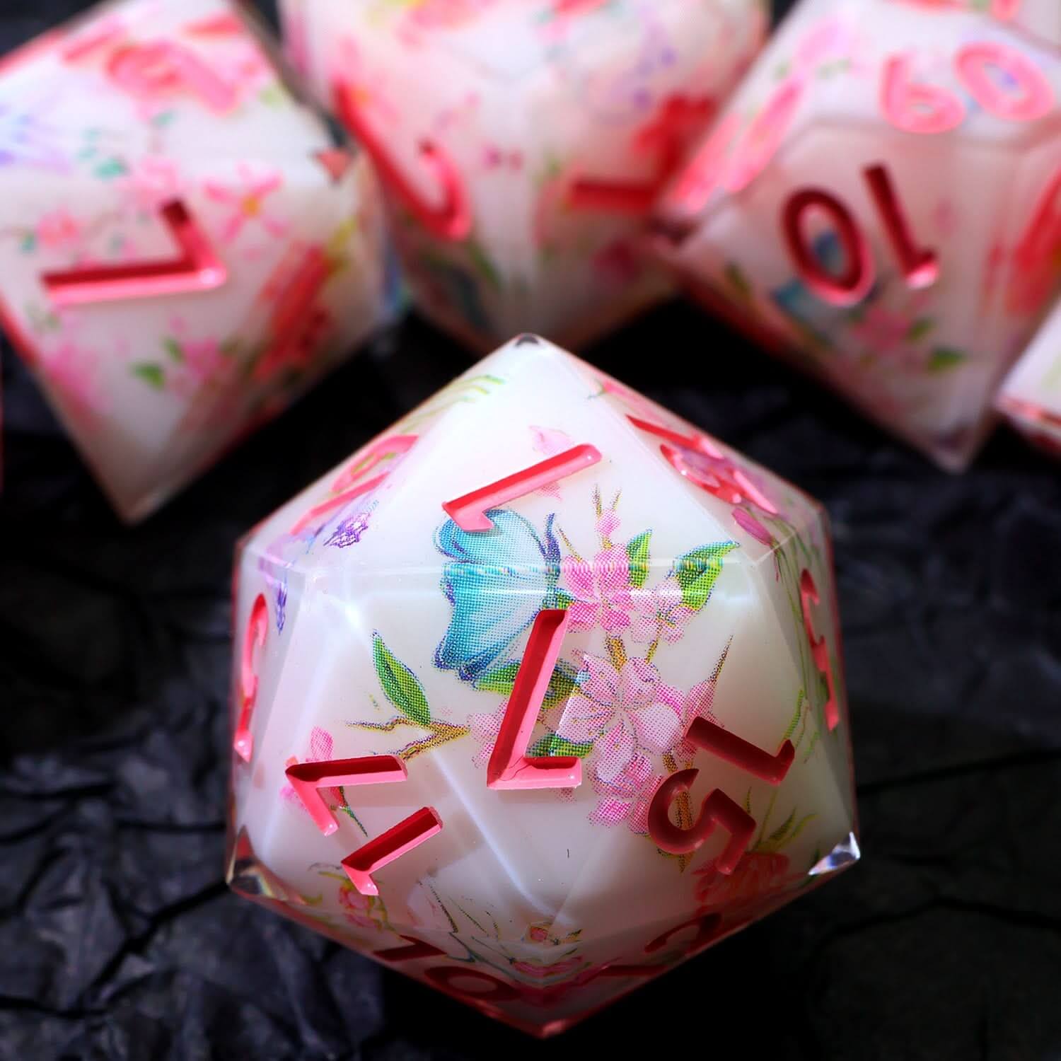 Fey Garden | Art Core Dice | 7 Piece Set - The Ork Forge