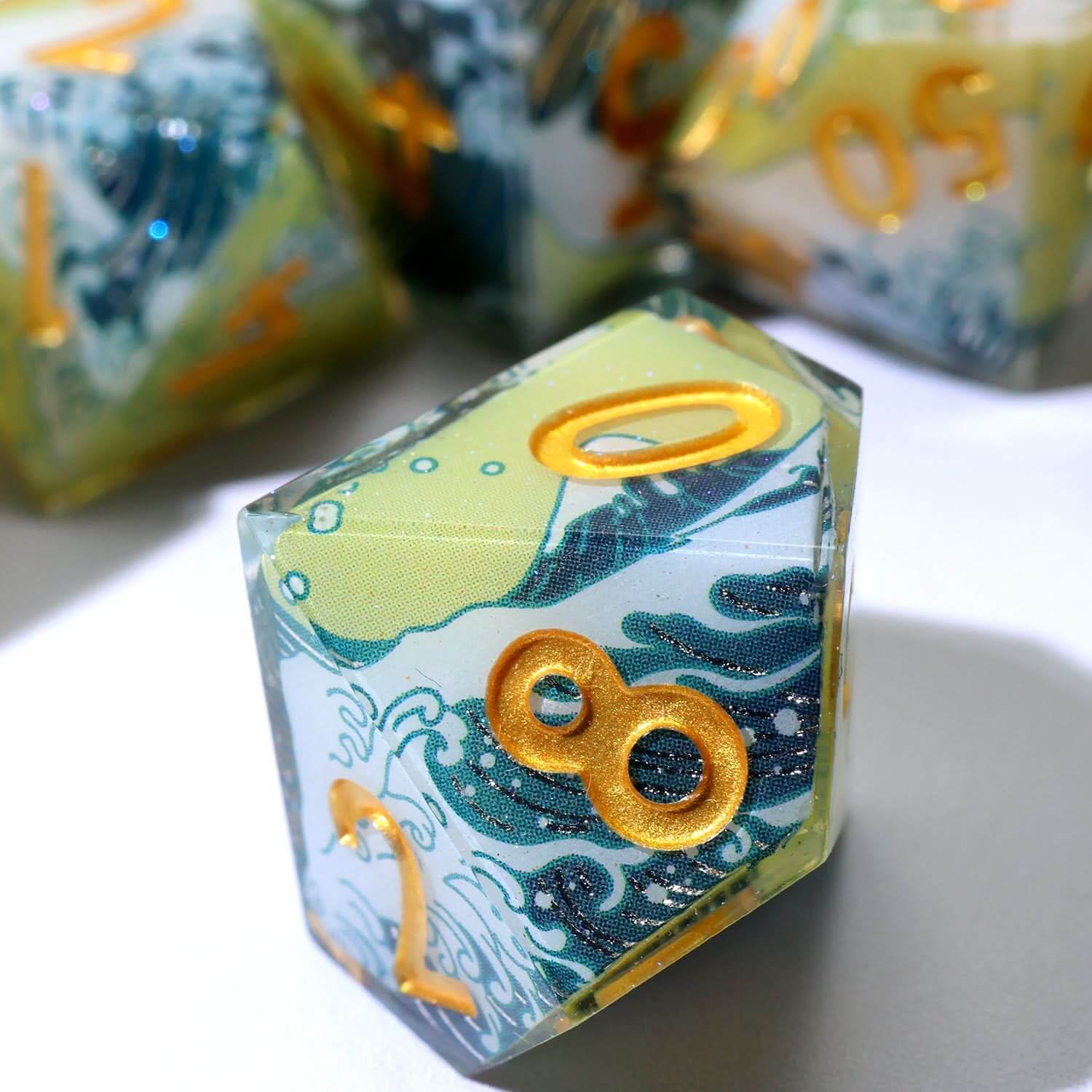Dawnbreaker | Art Core Dice | 7 Piece Set - The Ork Forge