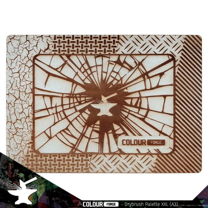 Dry Brush Palette - XXL - The Ork Forge