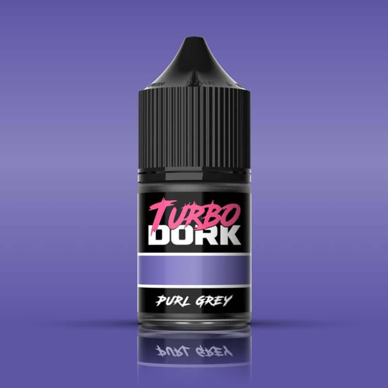 Turbo Dork: Purl Grey Metallic Acrylic Paint 22ml Bottle - The Ork Forge