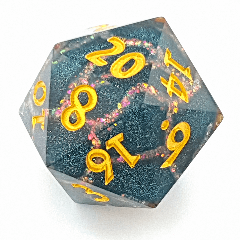 Nebulous Fracture | Art Core Dice | 7 Piece Set - The Ork Forge