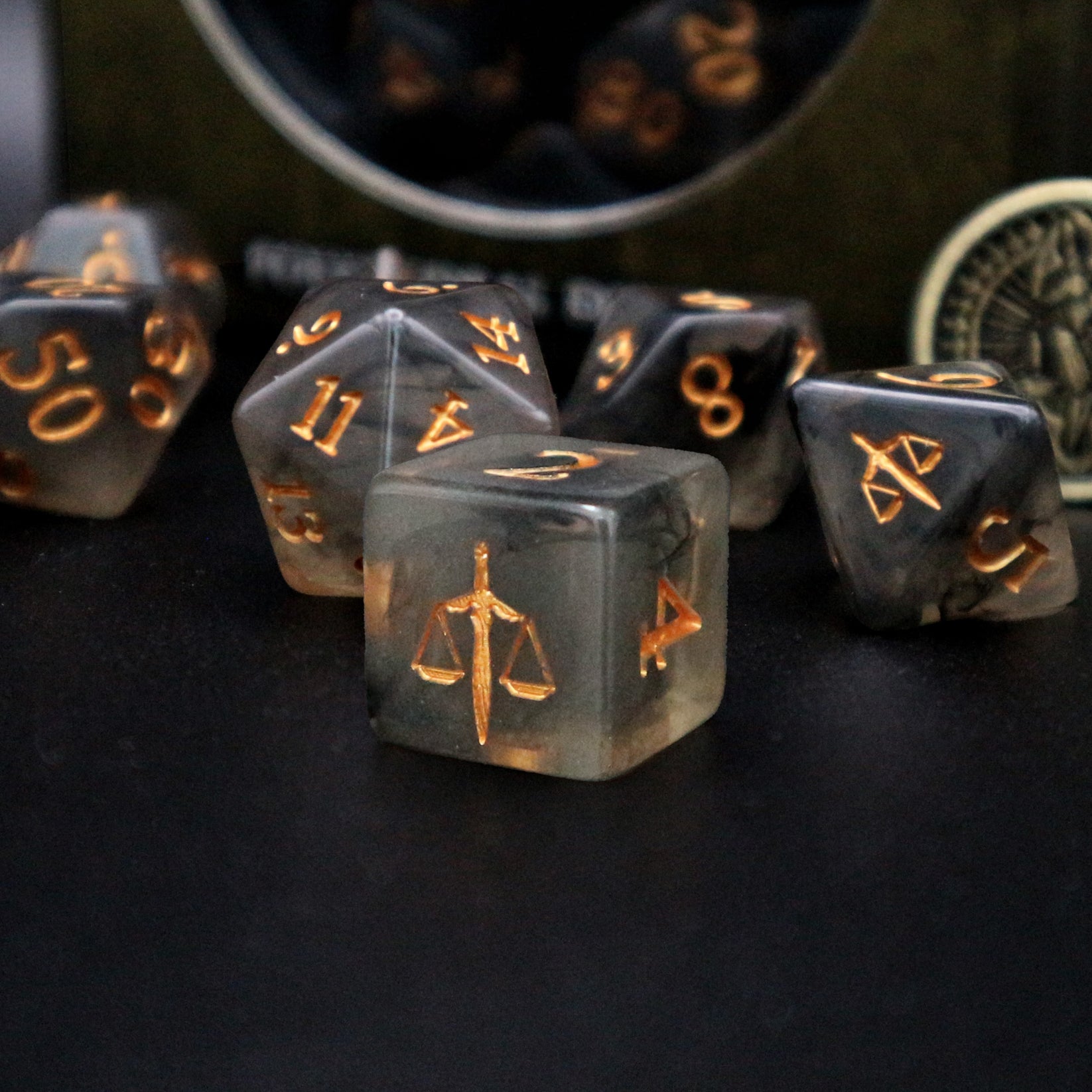 Artefact Games: Polyhedral Dice Set - Paladin Dice