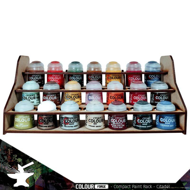 Compact Paint Rack (Citadel Sized Pots) - The Ork Forge