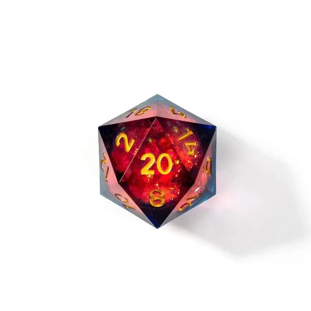 Dawnfire Spark | 33mm D20 | Oversized Liquid Core - The Ork Forge