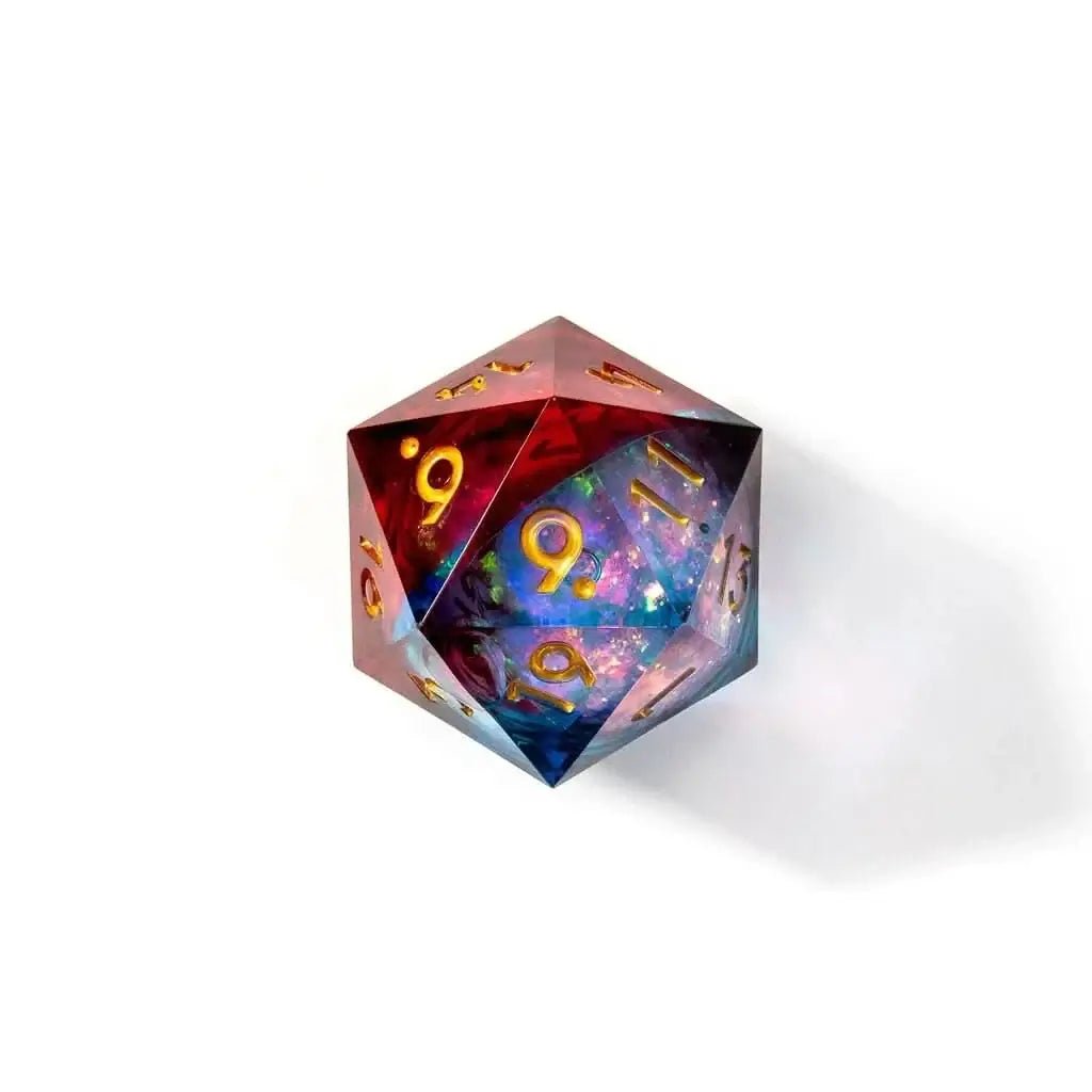 Dawnfire Spark | 33mm D20 | Oversized Liquid Core - The Ork Forge