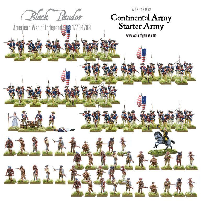 Black Powder - Continental Army Starter Set AWI