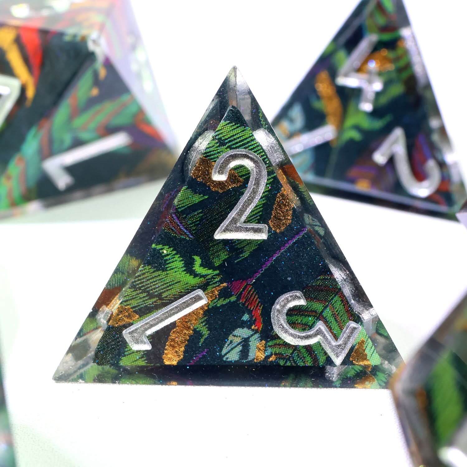 Feyplume | Art Core Dice | 7 Piece Set - The Ork Forge