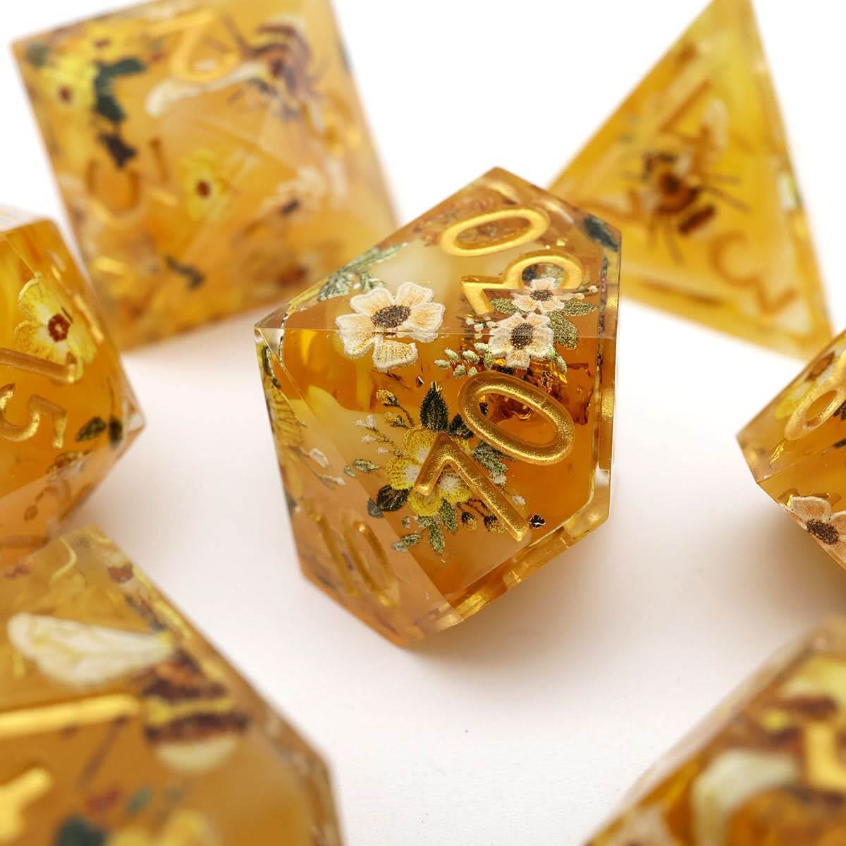 Druids Apiary | Art Core Dice | 7 Piece Set - The Ork Forge