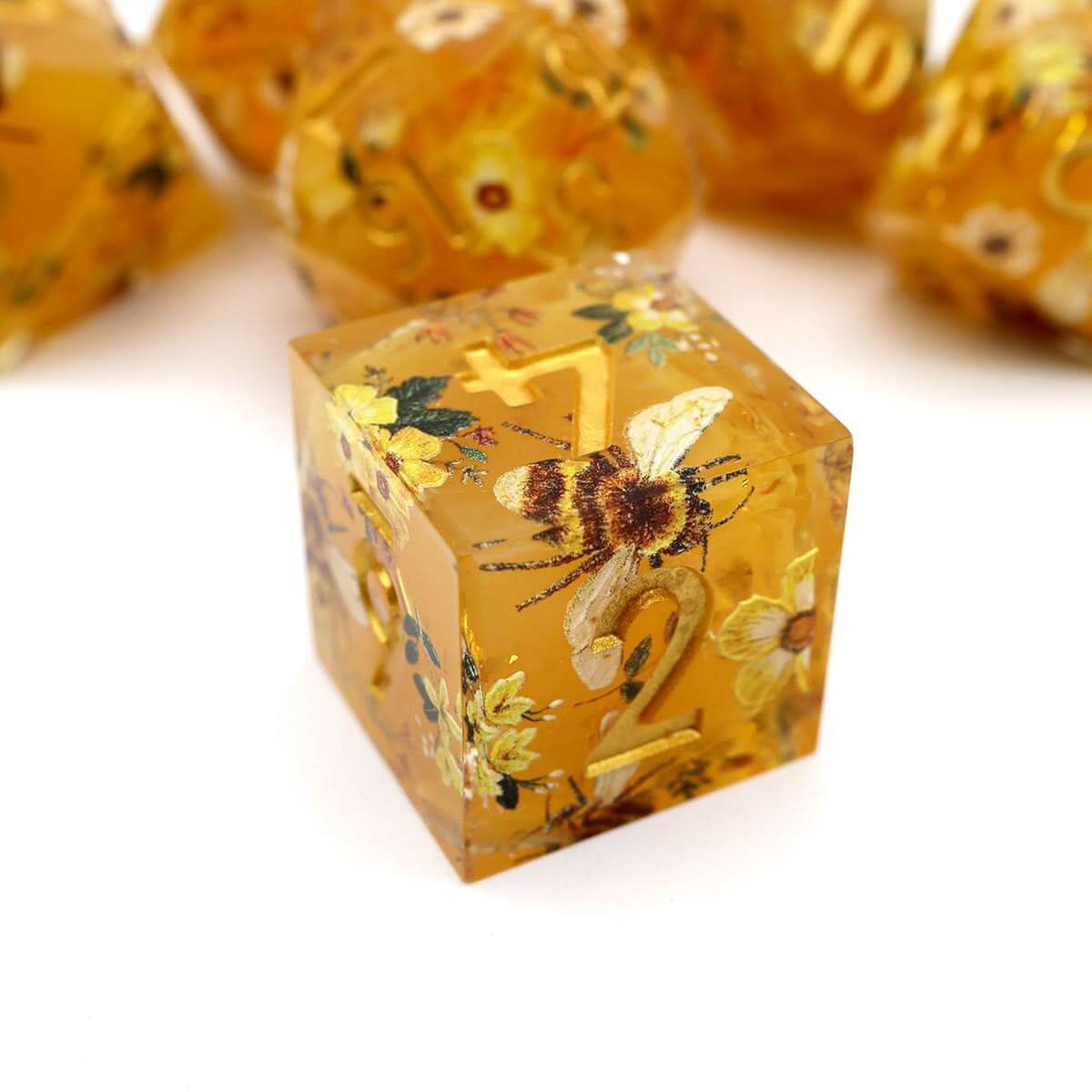 Druids Apiary | Art Core Dice | 7 Piece Set - The Ork Forge