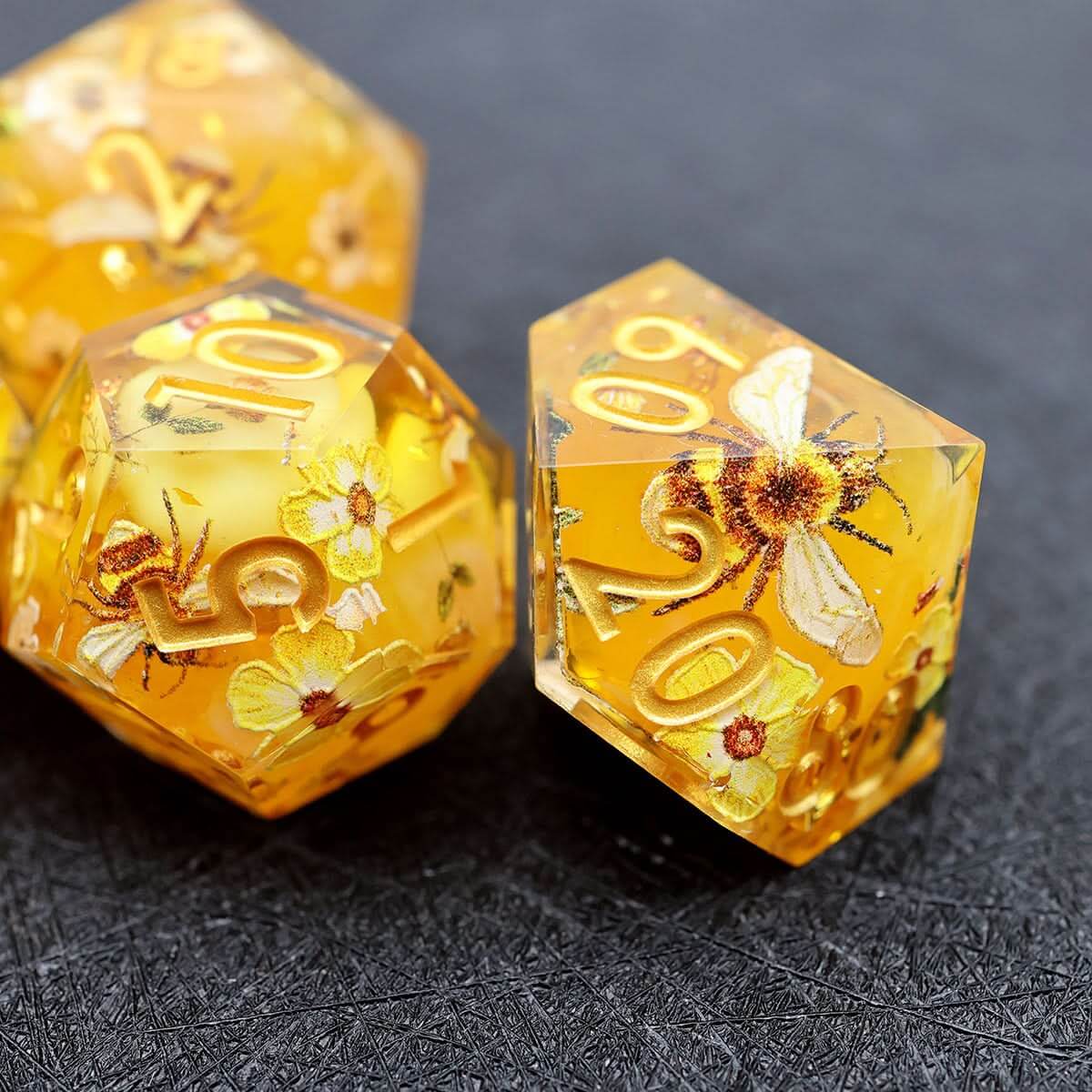 Druids Apiary | Art Core Dice | 7 Piece Set - The Ork Forge