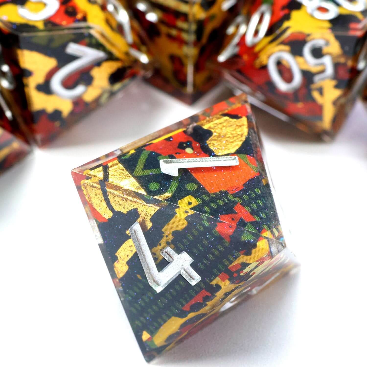 Hexbound Relic | Art Core Dice | 7 Piece Set - The Ork Forge