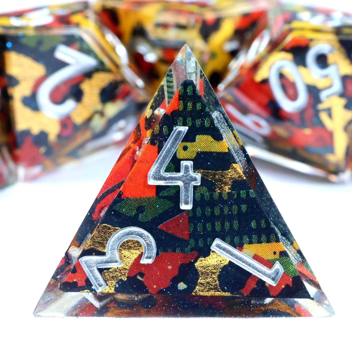 Hexbound Relic | Art Core Dice | 7 Piece Set - The Ork Forge