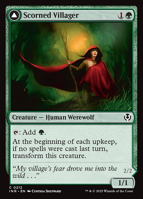 Scorned Villager // Moonscarred Werewolf - catalogue image
