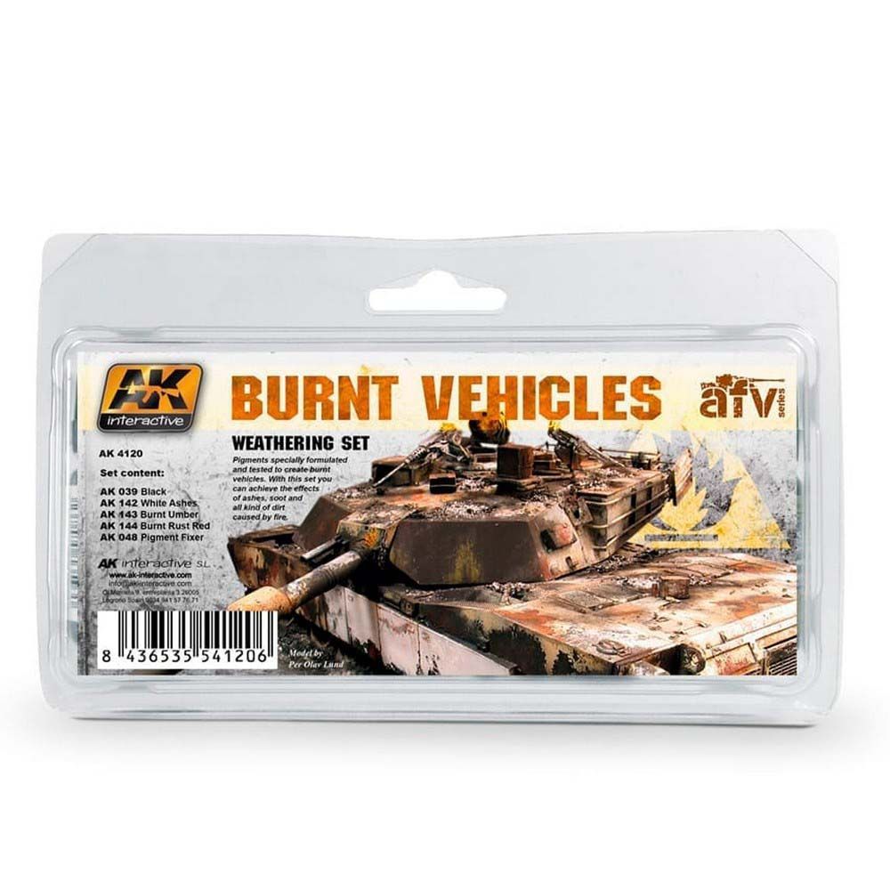 Weathering: Burnt Vehicles Set