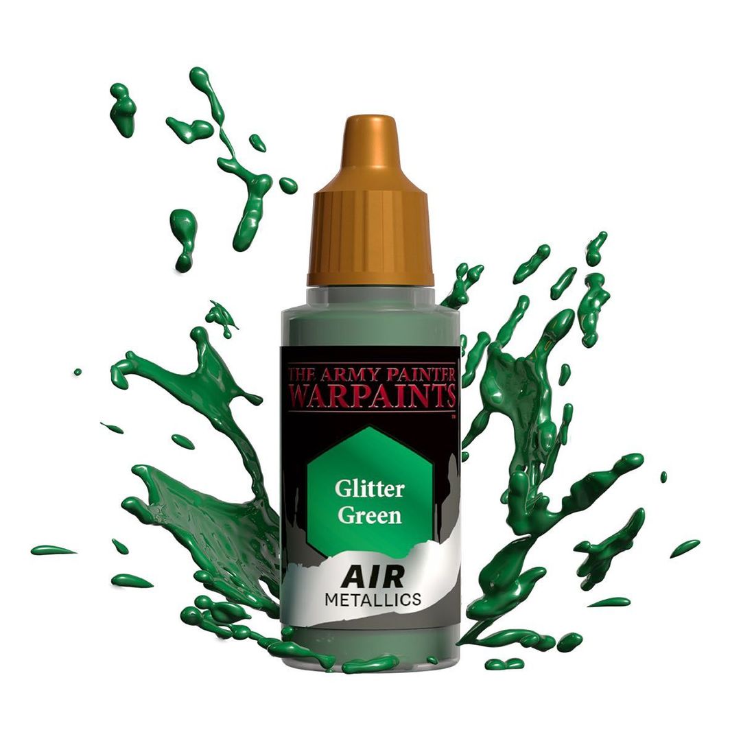 The Army Painter: Air Glitter Green - 18ml