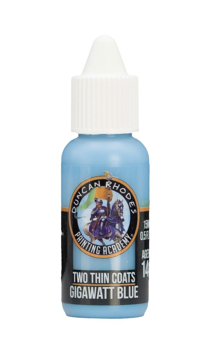 Two Thin Coats: Gigawatt Blue