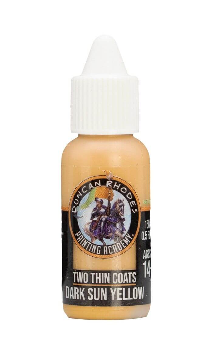 Two Thin Coats: Dark Sun Yellow