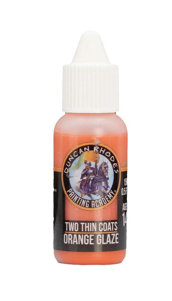 Two Thin Coats: Orange Glaze