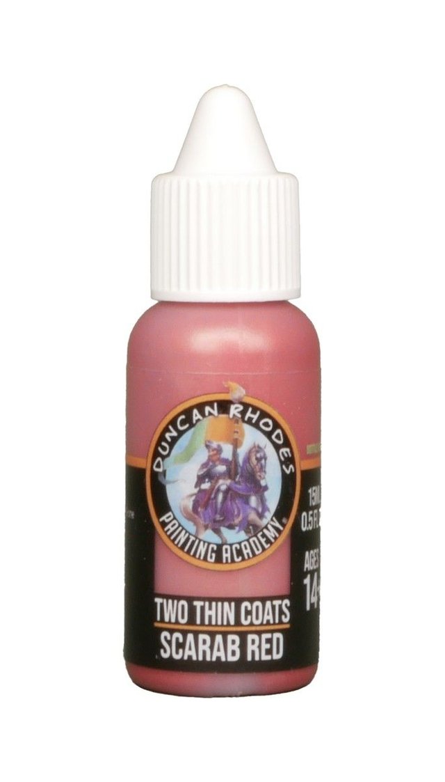 Two Thin Coats: Scarab Red