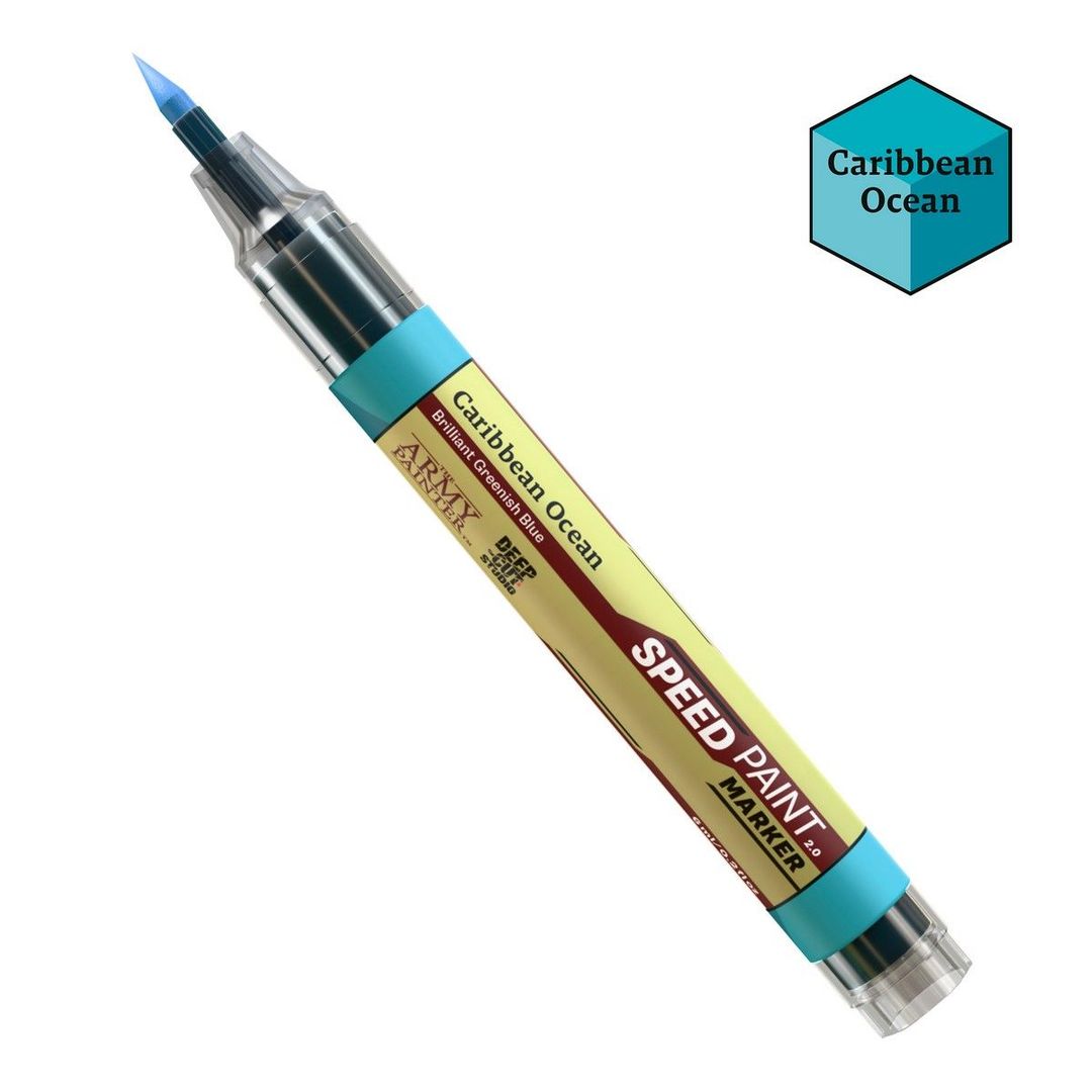 The Army Painter Speedpaint Marker: Caribbean Ocean