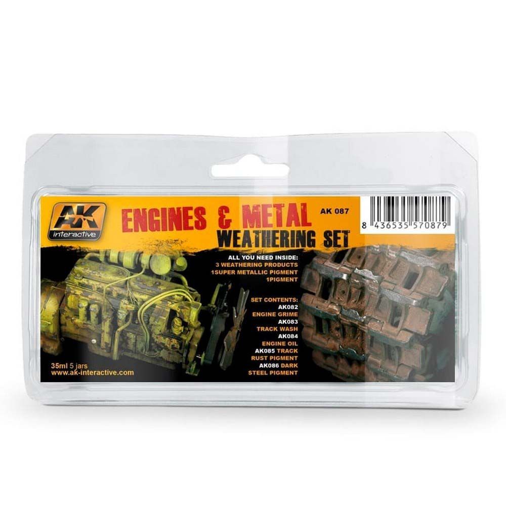 Weathering: Engines And Metal Weathering Set
