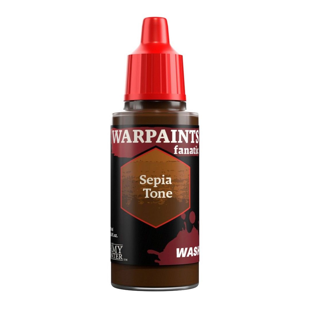 The Army Painter: Warpaints Fanatic Wash: Sepia Tone - 18ml