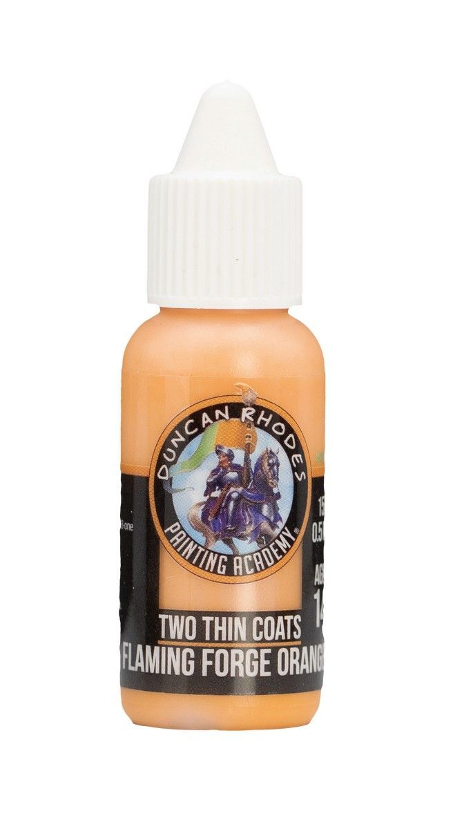 Two Thin Coats: Flaming Forge Orange