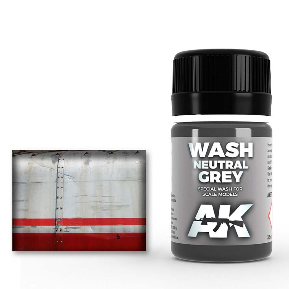 Weathering: Neutral Grey For White/Black Wash