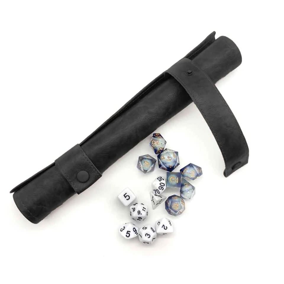 Scroll of Fates | Premium Vegan Leather Dice Mat - The Ork Forge