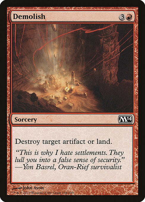 Demolish - catalogue image