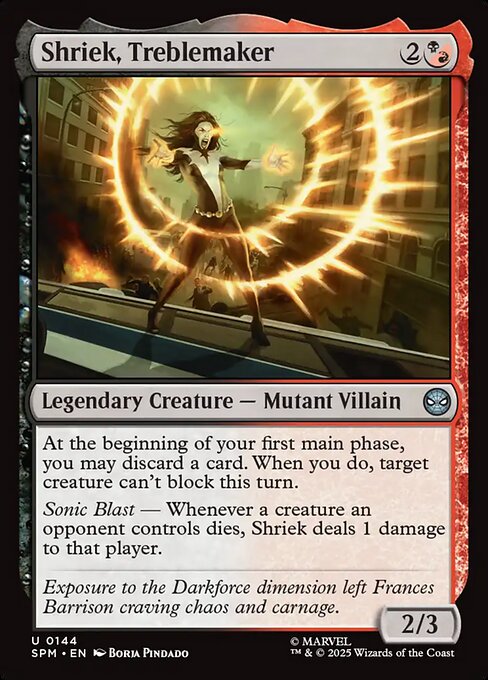 Shriek, Treblemaker - catalogue image