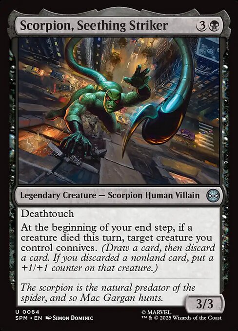 Scorpion, Seething Striker - catalogue image