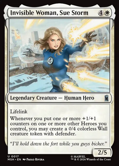 Invisible Woman, Sue Storm - catalogue image