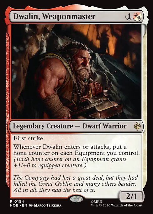 Dwalin, Weaponmaster - catalogue image