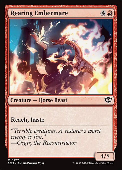 Rearing Embermare - catalogue image