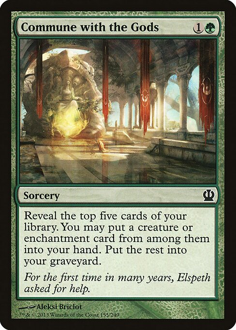 Commune with the Gods - catalogue image