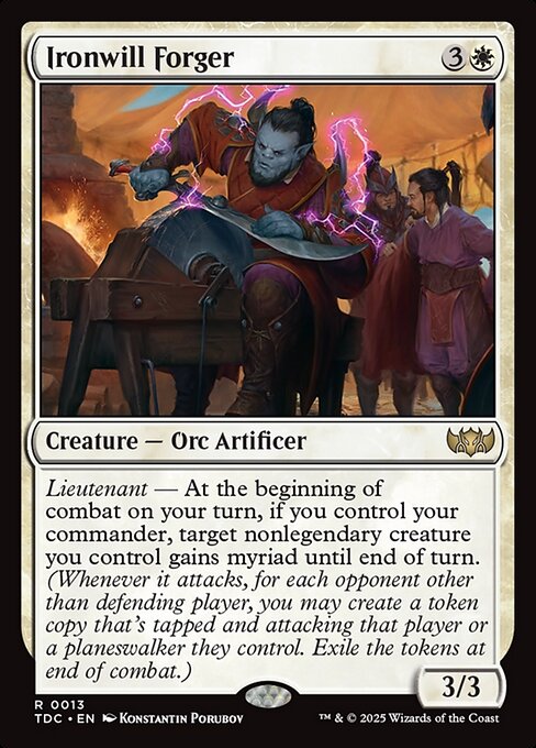 Ironwill Forger - catalogue image